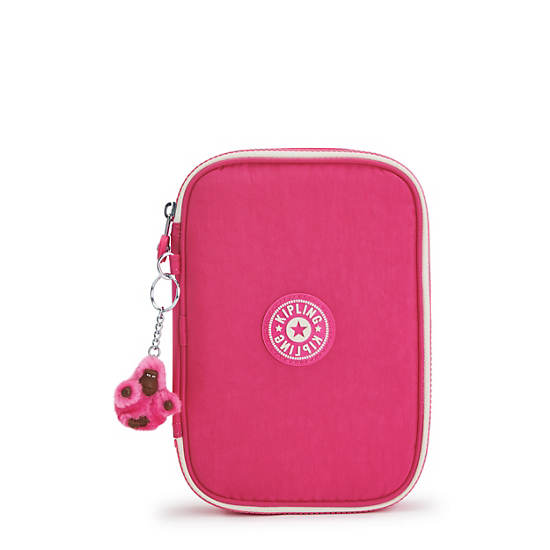 Kipling 100 Pens Classic Case Bags Fresh Pink | CA 2029VR